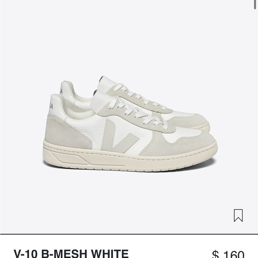 Veja Sneakers in Cream and White
